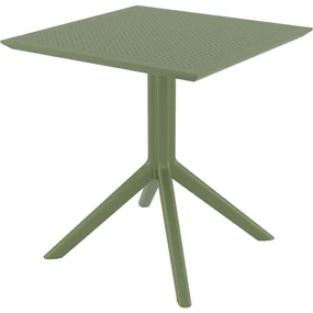 SKY 70 záhradný stôl olive green