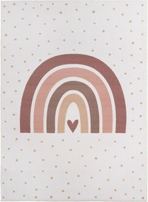 Krémovobiely prateľný detský koberec 140x200 cm Coco 1132 – Ayyildiz Carpets