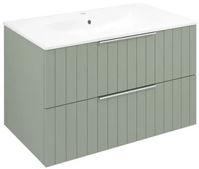 Sapho Sapho, CIRASA umývadlová skrinka 79,8x52x46cm, verde strip, CR801-4444S