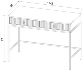 Konzolový stolík SUE čierna