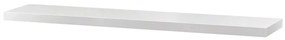 Nástenná polica P-002, lesklá biela