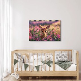 Obraz - Roztomilá srnčeka (90x60 cm)