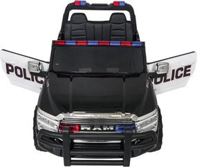 Elektrické autíčko RAM 3500 policajné čierne