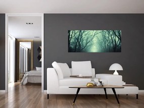 Obraz - Cesta s alejou stromov (120x50 cm)