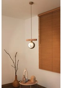 Duolla - Luster na lane IRONLINE 1xE27/15W/230V borovica dub/béžová