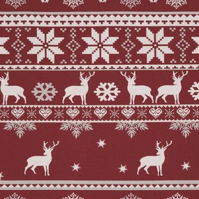 VIANOČNÉ RENFORCÉ OBLIEČKY OSLO 200X220 CM, 2 KS 70X80 CM VZOROVANÉ