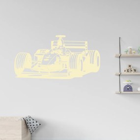 Veselá Stena Samolepka na stenu na stenu Formula Farba: béžová, Veľkosť: 60 x 30 cm