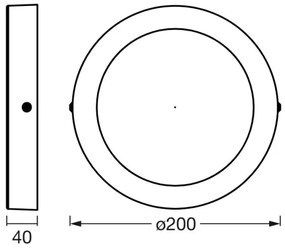Ledvance - LED Stmievateľné stropné svietidlo ORBIS LED/12W/230V 3000-6500K Wi-Fi