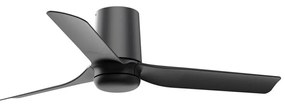 FARO 33834-Stropný ventilátor MINI PUNT TUB S čierna pr. 90 cm + diaľkové ovládanie