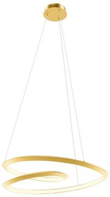 Redo 01-3377 - LED stmievateľný luster na lanku STORM LED/60W/230V zlatý