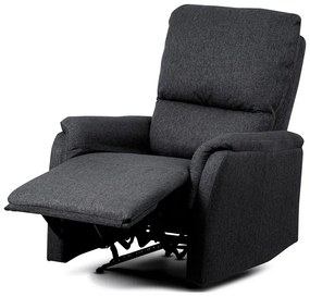 BONTEC Polohovacie kreslo, sivá, látka, TV-5060 GREY2 Farba: Šedá