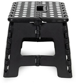Skládacia stolička TABOR 22 cm čierna