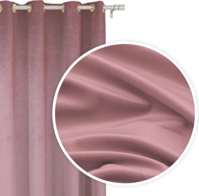 Velúrový záves SOFT VELVET púdrový 140x250 cm