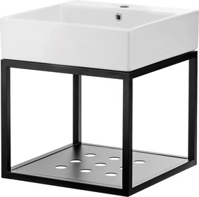 Deante Kúpeľňový set Temisto závesný s umývadlom 50x50 cm - CDTW6U5S
