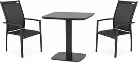 Doppler Picaso Expert antracit - záhradná/gastro hliníková súprava 2+1