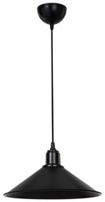 Čierne kovové stropné svietidlo ø 30 cm – Squid Lighting