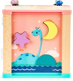 Drevená vzdelávacia kocka,  Ecotoys