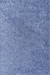 AladinWorld Expres, Kusový koberec Velur Ultra tm. modrý, 100x400, modrá, obývacia izba