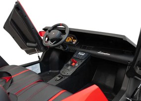 Detské elektrické autíčko Lamborghini Aventador SV 24 V červené