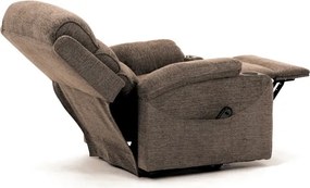 Polohovacie kreslo béžové, elektrické TV-S8348 CRM2