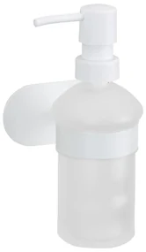 Biely samodržiaci sklenený dávkovač mydla 200 ml Orea – Wenko