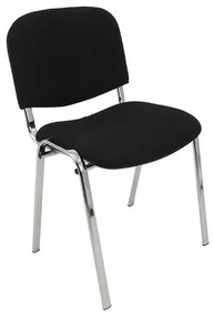Konferenčná stolička ISO CHROM C11 – čierna