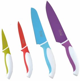 4-dielna sada kuchynských nožov Color 53189