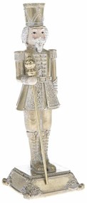Vianočná dekorácia Vintage bronze luskáčik, 7 x 20 cm