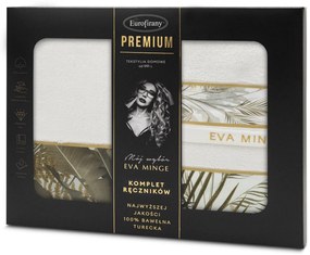 Eva Minge FROTÉ UTERÁK EVA MINGE15 SADA 1KS 30X50 CM, 1KS 50X90 CM, 1KS 70X140 CM BIELA