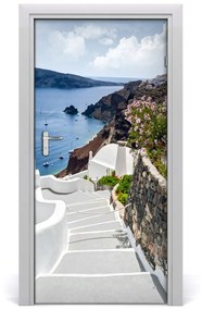 Fototapeta samolepiace na dvere Santorini Grécko 85x205 cm