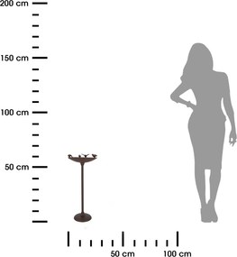 Vtáčie napájadlo MEET 60 cm hnedé
