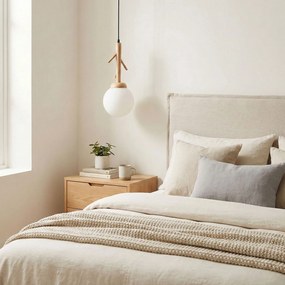 Toolight Toolight, stropné svietidlo 1xE27 APP1422-1CP, hnedá-biela, OSW-02415