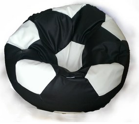 Sedací vak čierno biela futbalová lopta
