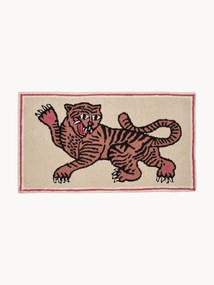 Ručne všívaný vlnený koberec Pink Tiger