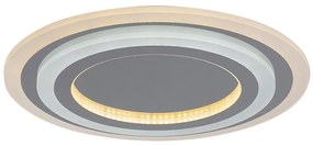 Rabalux 71315 - LED stmievateľné stropné svietidlo TANELI 56W/230V 3000/4000/6000K chróm + diaľkový ovládač