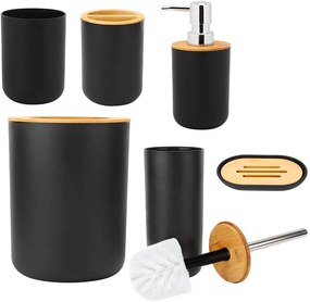 Dekorstudio Kúpeľňový set 6 dielny - čierny