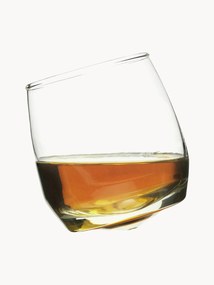 Poháre na whisky so zaobleným dnom Rocking, 6 ks