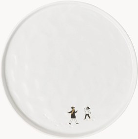Ručne vyrobený plytký tanier Snowplay