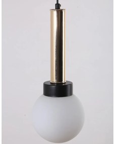 Závesné svietidlo so skleneným tienidlom ø 15 cm Cota – Squid Lighting