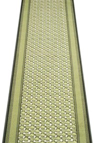 Kusový koberec GRENOBLE zelená 67 x 250 cm