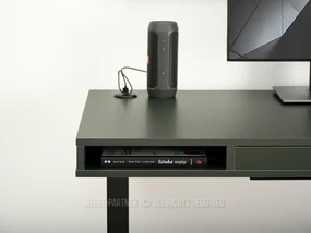 PC stolík Osto 120 (zelená + biela). Vlastná spoľahlivá doprava až k Vám domov. 1109834