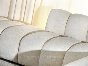Rohová sedačka Organice (krémová + čierna). Akcia -20%. Vlastná spoľahlivá doprava až k Vám domov. 1136686