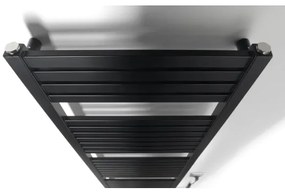 Aqualine - Kúpeľňový elektrický radiátor TONDI-E 500W/230V 133 cm matná čierna