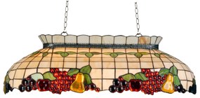 Luster do jedálne vitráž Tiffany lampa nad stôl FRUITS 3D 94*41*115