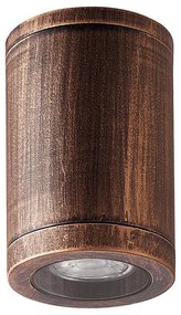 Luxera 48326 - Vonkajšie stropné svietidlo MOPTI 1xGU10/7W/230V IP54 bronzová