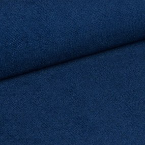 AKCIA Tmavomodrá rozkladacia rohová pohovka ZENOVA 220x140 cm, obojstranná II. akosť