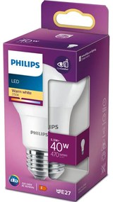 LED žiarovka E27 A60 5,5W = 40W 470lm 2700K teplá PHILIPS