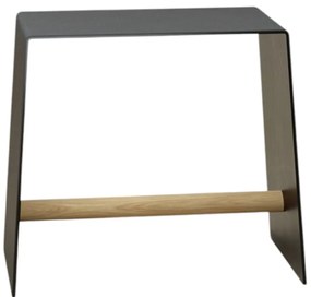 Čierna kovová stolička Bull – LIND DNA