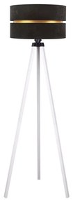 Duolla - Stojacia lampa DUO 1xE27/60W/230V pr. 44 cm čierna/biela