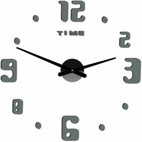 Moderné nalepovacie nástenné hodiny | 3D hodiny 12S009 HEU-